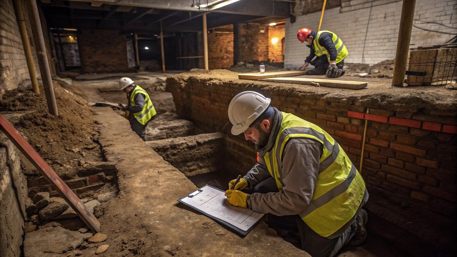 Basement excavation party wall guide