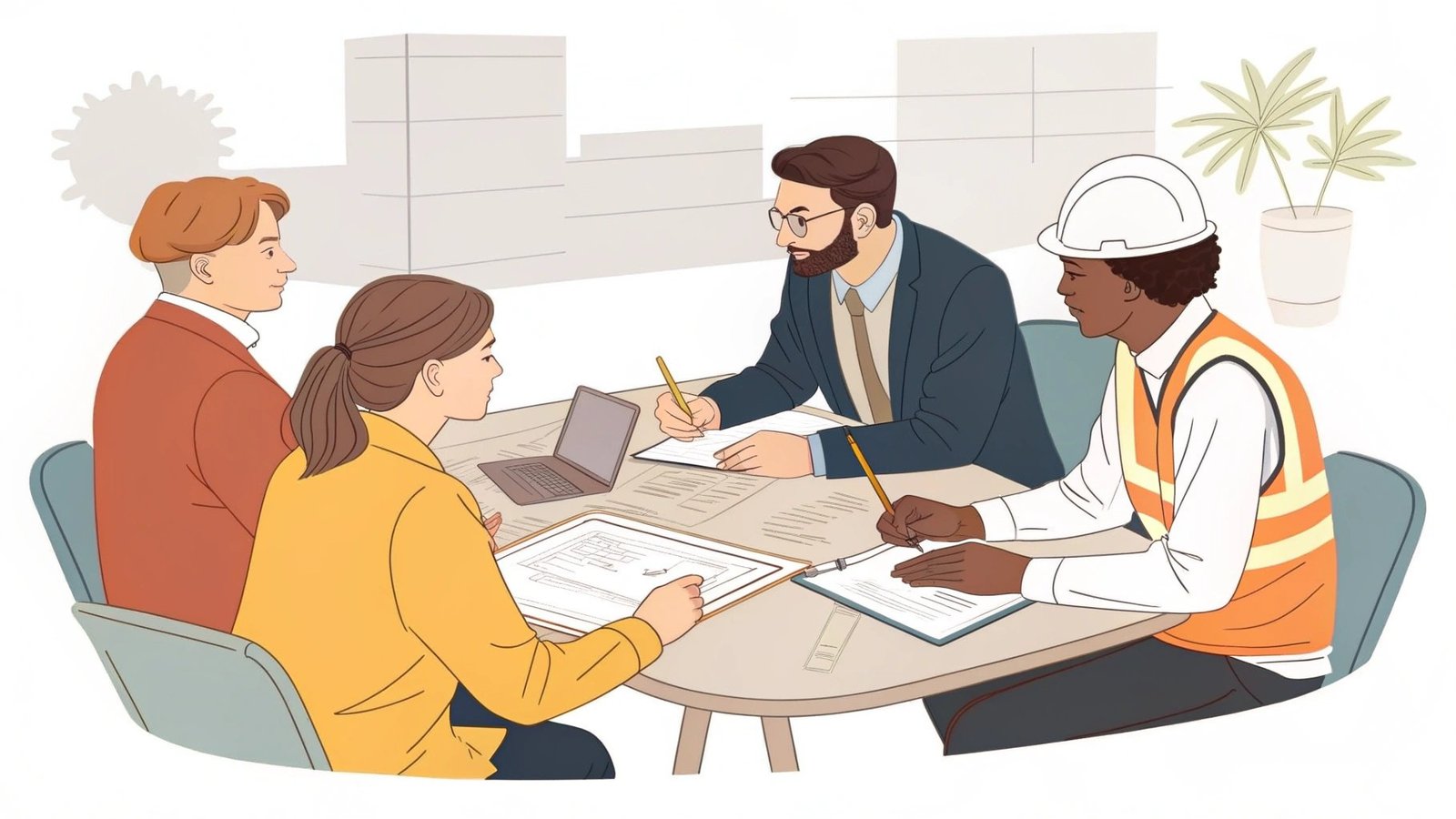 Party wall dispute resolution meeting